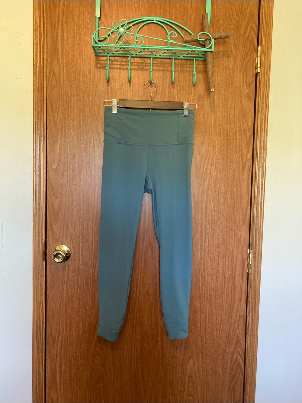 Athleta Teal High-Waist Leggings
